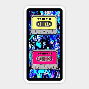 Cassette tape mixtape 2 Sticker